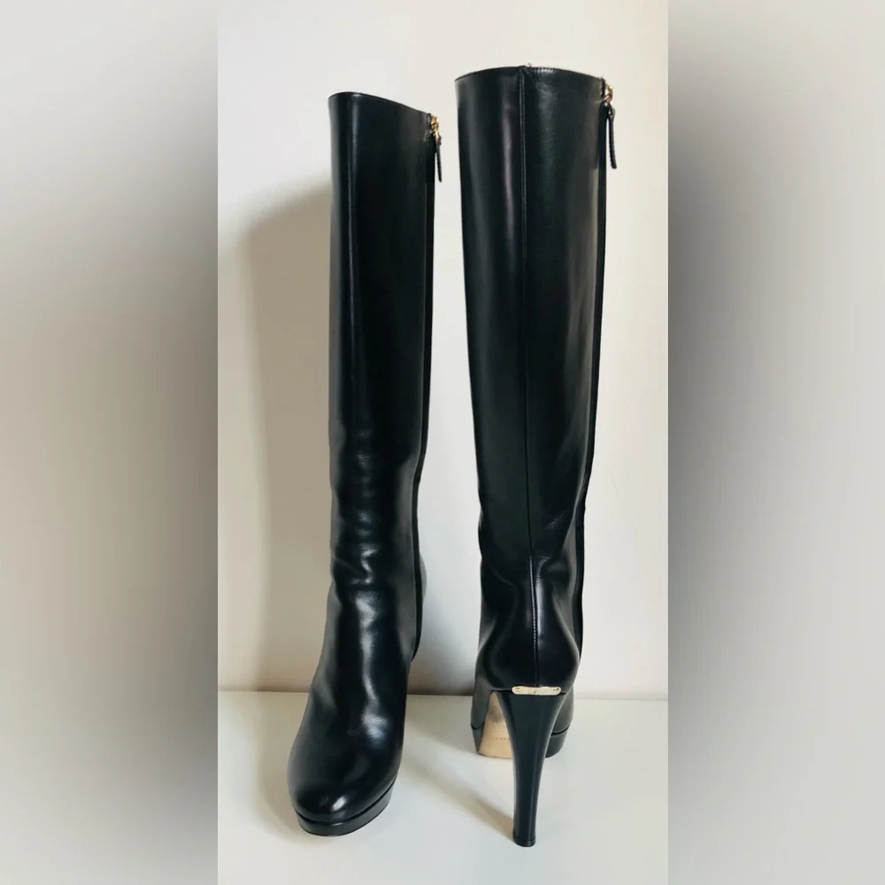 Dior Black Heeled Boots - Picture 3 of 9